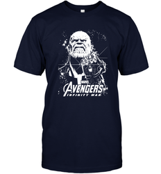 Marvel Infinity War Thanos Unicolor Stamp Men's T-Shirt