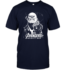 Marvel Infinity War Thanos Unicolor Stamp Men's T-Shirt Men's T-Shirt - skytshirtshop