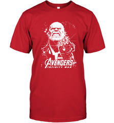 Marvel Infinity War Thanos Unicolor Stamp Men's T-Shirt Men's T-Shirt - skytshirtshop