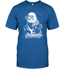 Marvel Infinity War Thanos Unicolor Stamp Men's T-Shirt Men's T-Shirt - skytshirtshop