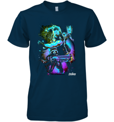 Marvel Infinity War Thor Rocket Groot Neon Men's Premium T-Shirt Men's Premium T-Shirt - skytshirtshop