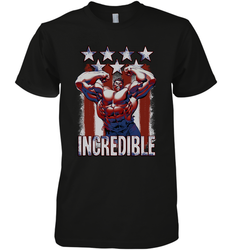 Marvel Hulk Incredible Stars and Stripes Men's Premium T-Shirt