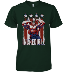 Marvel Hulk Incredible Stars and Stripes Men's Premium T-Shirt Men's Premium T-Shirt - skytshirtshop