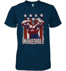 Marvel Hulk Incredible Stars and Stripes Men's Premium T-Shirt Men's Premium T-Shirt - skytshirtshop