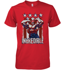 Marvel Hulk Incredible Stars and Stripes Men's Premium T-Shirt Men's Premium T-Shirt - skytshirtshop