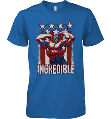 Marvel Hulk Incredible Stars and Stripes Men's Premium T-Shirt Men's Premium T-Shirt - skytshirtshop