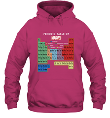 Marvel Ultimate Periodic Table Of Elements Hooded Sweatshirt Hooded Sweatshirt - skytshirtshop