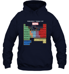 Marvel Ultimate Periodic Table Of Elements Hooded Sweatshirt Hooded Sweatshirt - skytshirtshop