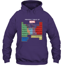 Marvel Ultimate Periodic Table Of Elements Hooded Sweatshirt Hooded Sweatshirt - skytshirtshop