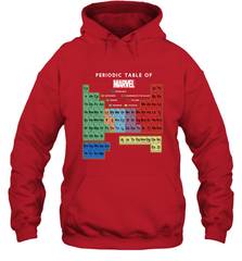 Marvel Ultimate Periodic Table Of Elements Hooded Sweatshirt Hooded Sweatshirt - skytshirtshop