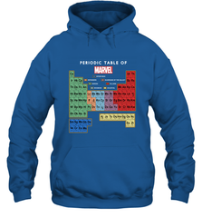 Marvel Ultimate Periodic Table Of Elements Hooded Sweatshirt Hooded Sweatshirt - skytshirtshop