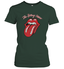 Mens The Rolling Stones Script Tongue Logo Women's T-Shirt Women's T-Shirt - skytshirtshop