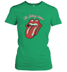 Mens The Rolling Stones Script Tongue Logo Women's T-Shirt Women's T-Shirt - skytshirtshop