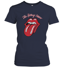 Mens The Rolling Stones Script Tongue Logo Women's T-Shirt Women's T-Shirt - skytshirtshop