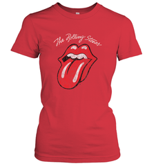 Mens The Rolling Stones Script Tongue Logo Women's T-Shirt Women's T-Shirt - skytshirtshop
