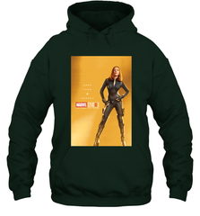 Marvel Studios 10 Years Black Widow Poster Hooded Sweatshirt Hooded Sweatshirt - skytshirtshop