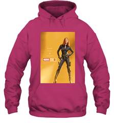 Marvel Studios 10 Years Black Widow Poster Hooded Sweatshirt Hooded Sweatshirt - skytshirtshop