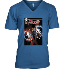 Marvel Falcon Take Flight Comic Cover Premium T Shirt Men's V-Neck Men's V-Neck - skytshirtshop