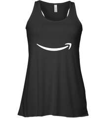 Smile Shirt  White Logo Women's Racerback Tank Women's Racerback Tank - skytshirtshop