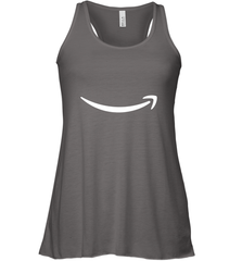 Smile Shirt  White Logo Women's Racerback Tank Women's Racerback Tank - skytshirtshop