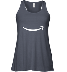 Smile Shirt  White Logo Women's Racerback Tank Women's Racerback Tank - skytshirtshop