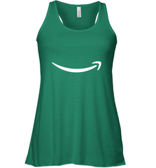 Smile Shirt  White Logo Women's Racerback Tank Women's Racerback Tank - skytshirtshop