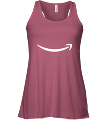 Smile Shirt  White Logo Women's Racerback Tank Women's Racerback Tank - skytshirtshop