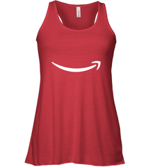 Smile Shirt  White Logo Women's Racerback Tank Women's Racerback Tank - skytshirtshop