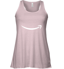 Smile Shirt  White Logo Women's Racerback Tank Women's Racerback Tank - skytshirtshop