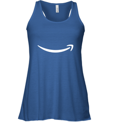 Smile Shirt  White Logo Women's Racerback Tank Women's Racerback Tank - skytshirtshop
