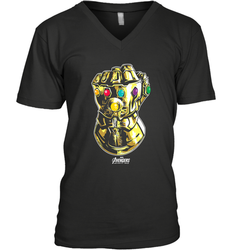 Marvel Avengers Infinity War Gauntlet Fist Men's V-Neck