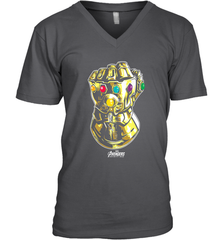 Marvel Avengers Infinity War Gauntlet Fist Men's V-Neck Men's V-Neck - skytshirtshop
