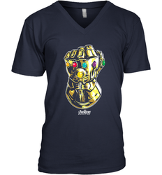 Marvel Avengers Infinity War Gauntlet Fist Men's V-Neck