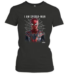 Marvel Infinity War I Am Spider Man Web Graphic Women's T-Shirt Women's T-Shirt - skytshirtshop