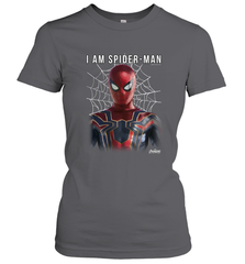 Marvel Infinity War I Am Spider Man Web Graphic Women's T-Shirt Women's T-Shirt - skytshirtshop