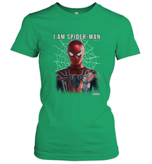 Marvel Infinity War I Am Spider Man Web Graphic Women's T-Shirt Women's T-Shirt - skytshirtshop