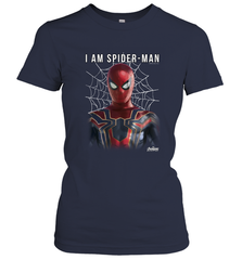 Marvel Infinity War I Am Spider Man Web Graphic Women's T-Shirt Women's T-Shirt - skytshirtshop