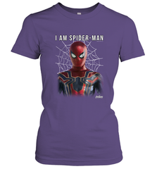 Marvel Infinity War I Am Spider Man Web Graphic Women's T-Shirt Women's T-Shirt - skytshirtshop