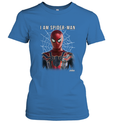 Marvel Infinity War I Am Spider Man Web Graphic Women's T-Shirt Women's T-Shirt - skytshirtshop