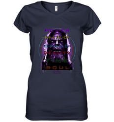 Marvel Infinity War Thanos Stones Manifest Women's V-Neck T-Shirt