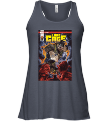 Marvel Luke Cage Power Man In Shining Armor Women's Racerback Tank Women's Racerback Tank - skytshirtshop