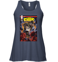 Marvel Luke Cage Power Man In Shining Armor Women's Racerback Tank Women's Racerback Tank - skytshirtshop