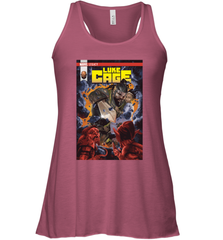 Marvel Luke Cage Power Man In Shining Armor Women's Racerback Tank Women's Racerback Tank - skytshirtshop