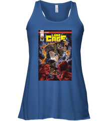 Marvel Luke Cage Power Man In Shining Armor Women's Racerback Tank Women's Racerback Tank - skytshirtshop