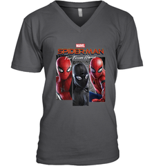 Marvel Spider Man Far From Home Suit Panel Logo Men's V-Neck Men's V-Neck - skytshirtshop