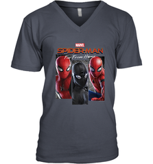 Marvel Spider Man Far From Home Suit Panel Logo Men's V-Neck Men's V-Neck - skytshirtshop
