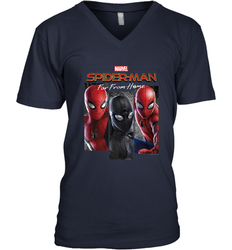 Marvel Spider Man Far From Home Suit Panel Logo Men's V-Neck