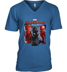 Marvel Spider Man Far From Home Suit Panel Logo Men's V-Neck Men's V-Neck - skytshirtshop