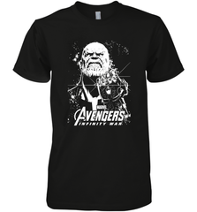 Marvel Infinity War Thanos Unicolor Stamp Men's Premium T-Shirt Men's Premium T-Shirt - skytshirtshop