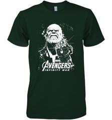 Marvel Infinity War Thanos Unicolor Stamp Men's Premium T-Shirt Men's Premium T-Shirt - skytshirtshop